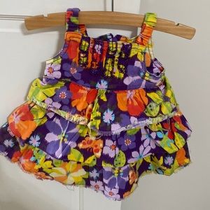 Multiple color dress